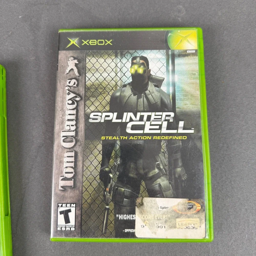 Microsoft‎ Xbox Outlaw Golf and Splinter Cell vintage game lot of 2